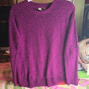 Philosophy Magenta Crew Neck Sweater